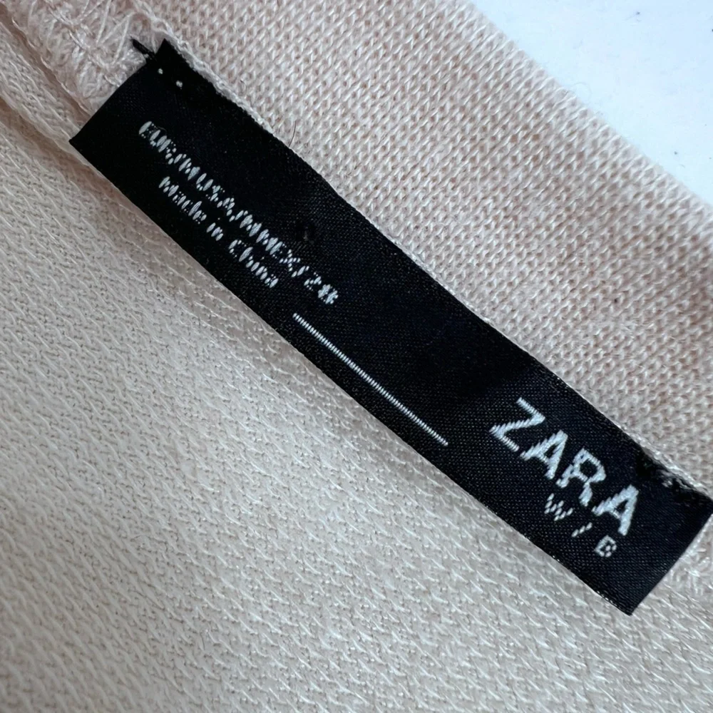 Zara Oversized Tie Sleeve Lagenlook Sweatshirt